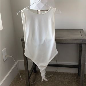 PLT White Bodysuit
